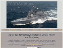 Tablet Screenshot of es3dstudios.com